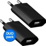 5W USB oplader duopack