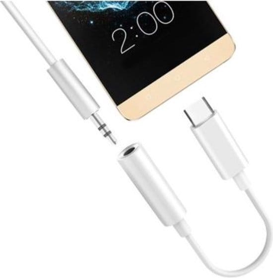 Adapie USB-C naar AUX adapter – 3.5mm jack audio aansluiting voor iPhone & Samsung
