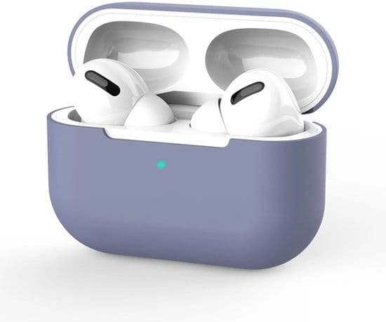 AirPods 4 hoesje violetgrijs