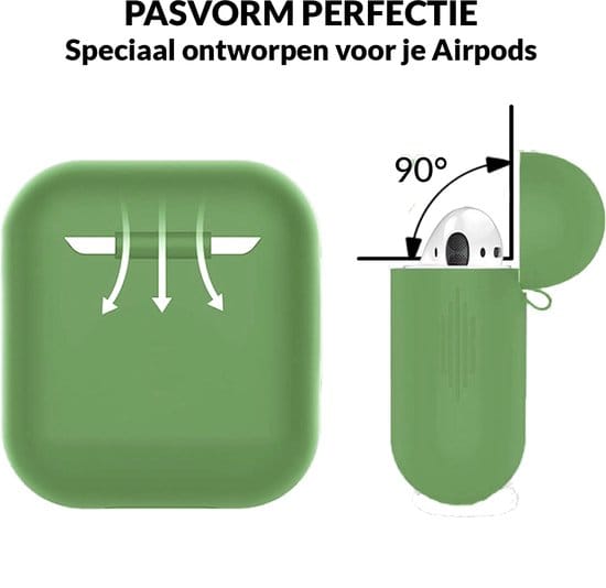 AirPods hoesje geschikt voor bedraad opladen