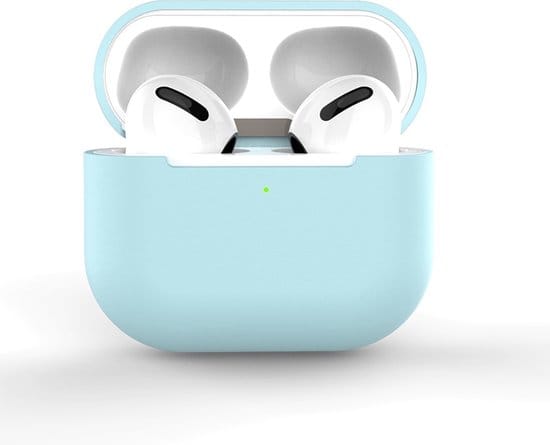 AirPods hoesje hemelblauw AirPods 3 case geopend