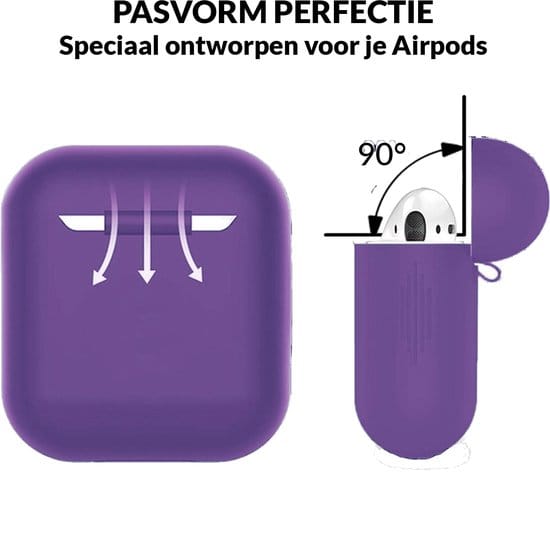 AirPods hoesje geschikt voor bedraad opladen
