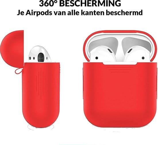 AirPods hoesje geschikt voor bedraad opladen