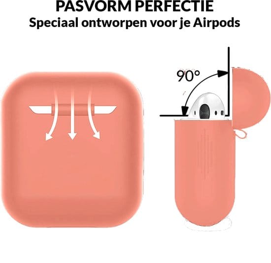 AirPods hoesje geschikt voor bedraad opladen