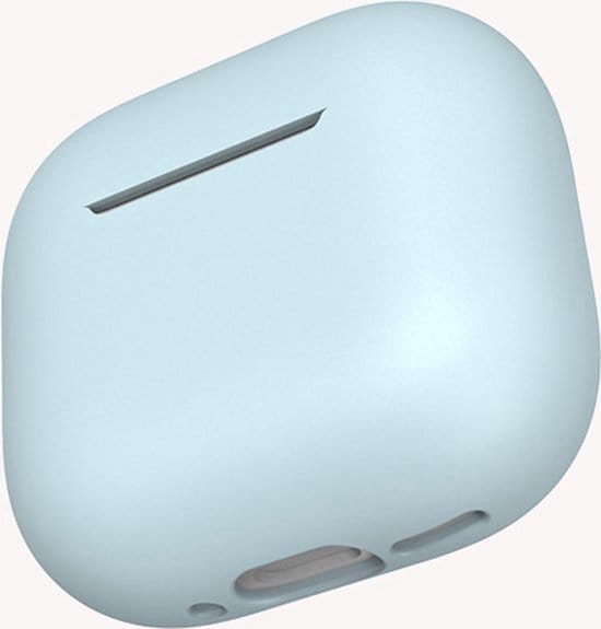AirPods 4 hoesje babyblauw – siliconen beschermende case voor Apple AirPods