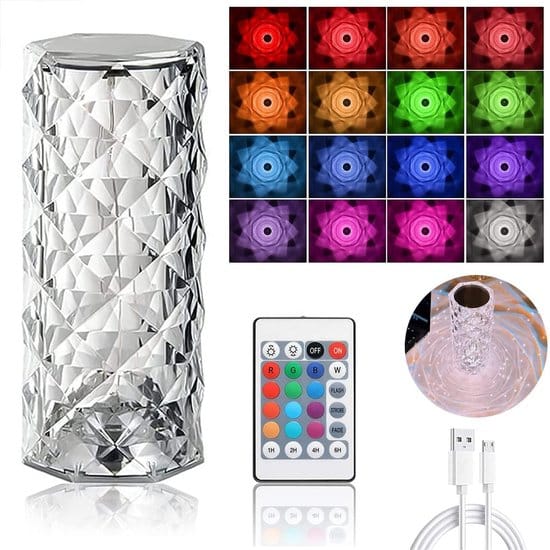 Crystal LED sfeerlamp met 3D effect