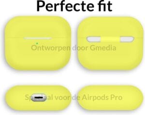 Gele beschermhoes voor Apple AirPods Pro