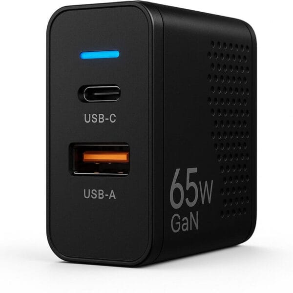 Gmedia 65W USB-C snellader inclusief 2m USB-C naar USB-C kabel