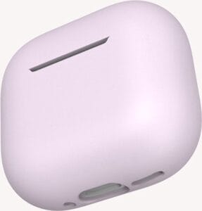 Lavendel siliconen hoesje voor AirPods 4