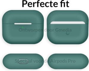 Legergroene beschermhoes voor Apple AirPods Pro