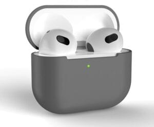 AirPods hoesje AirPods 3 donkergrijs siliconen bescherming