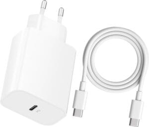 usb c snellader 20w