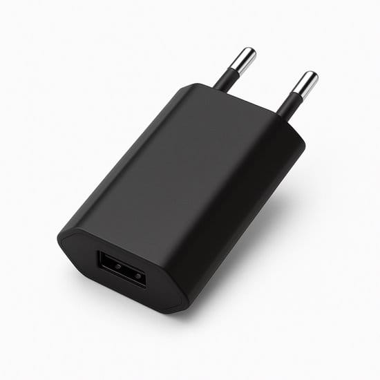 Gmedia 5W USB stekker – universele USB oplader – zwart