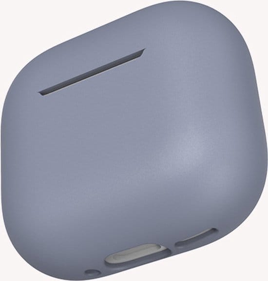 AirPods 4 hoesje violetgrijs – siliconen beschermende case voor Apple AirPods
