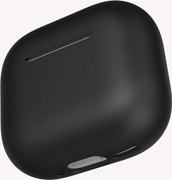 AirPods 4 hoesje zwart – siliconen beschermende case voor Apple AirPods