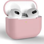 AirPods hoesje roze AirPods 3 siliconen vooraanzicht