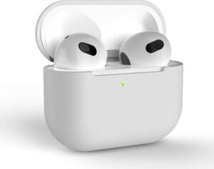 AirPods hoesje wit AirPods 3 siliconen vooraanzicht