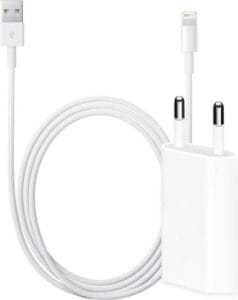 USB A naar Lightning kabel 1 meter wit