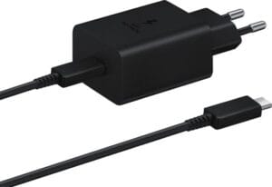 USB C adapter 45W met kabel vooraanzicht